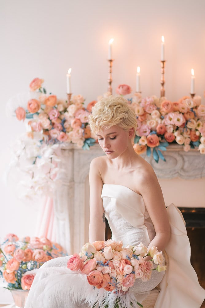 9 Luxury wedding dress designed by Danilo Fedrighi during an editorial photo shoot by Fran Boloni - The Paris Photographer