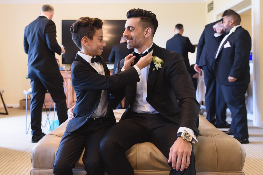 Capturing genuine moments during the wedding day