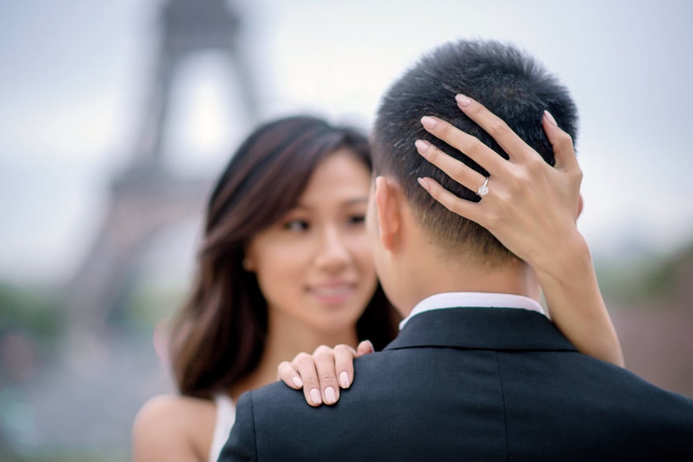 Engaged in Paris