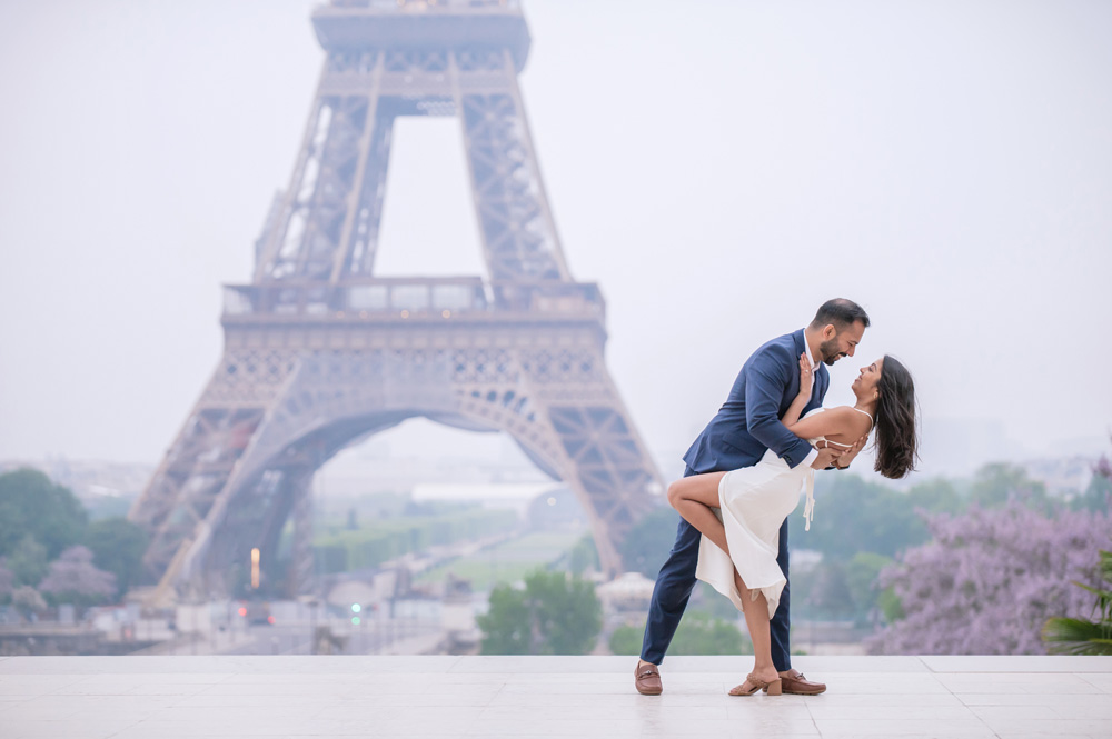 Eiffel Tower Couple Photoshoot