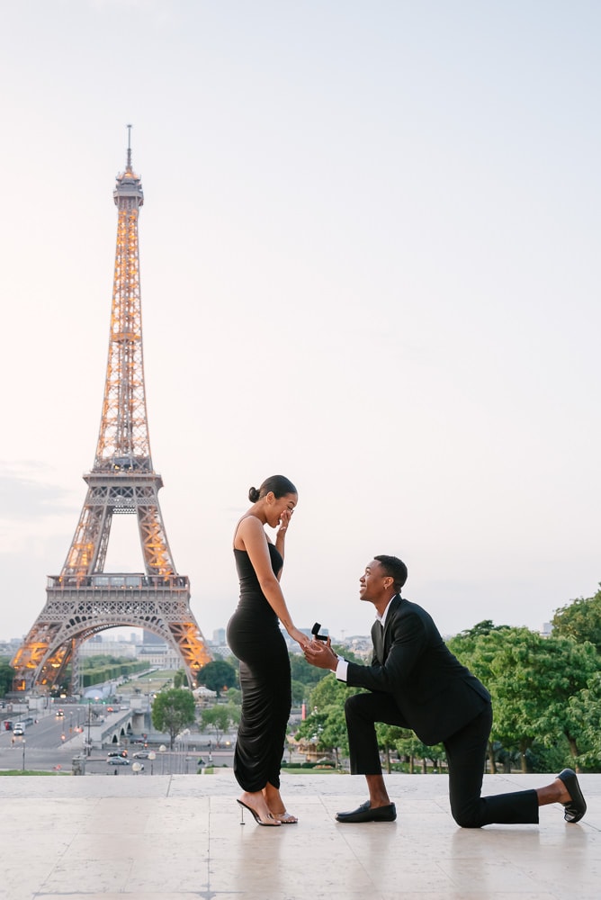 Eiffel Tower engagement