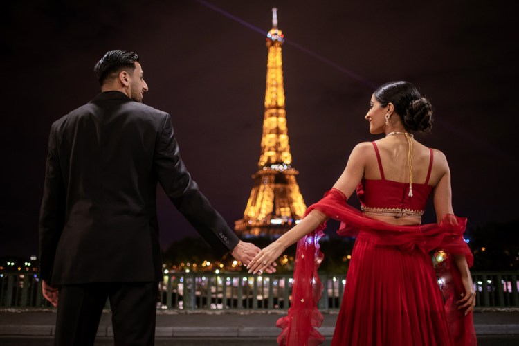 Nimrita and Varinder in Paris
