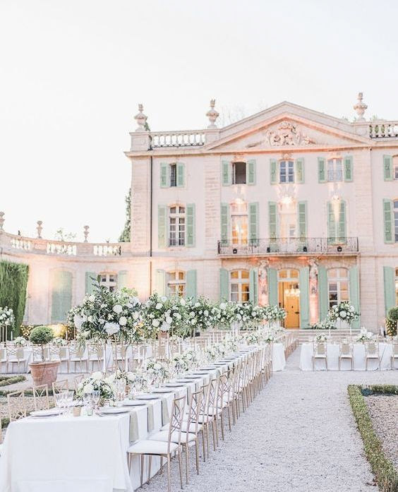 French chateau in South of France