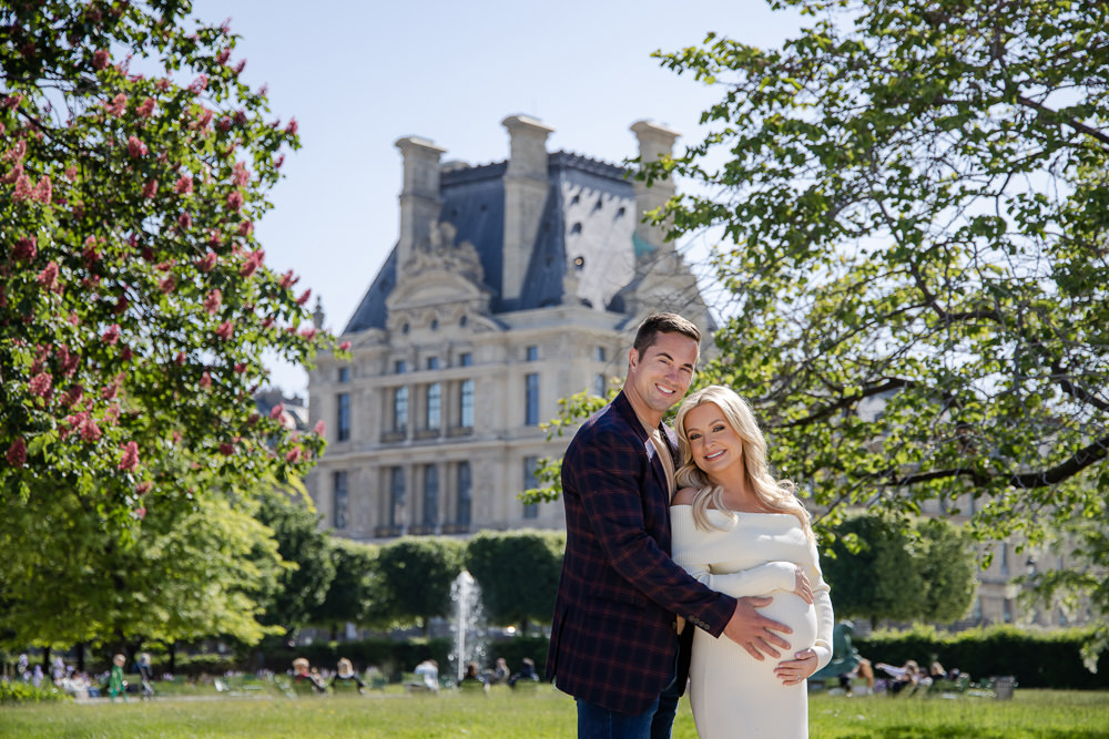 Maternity-photoshoot-Tuileries-Garden-with-Daniel-7