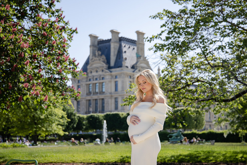 Maternity-photoshoot-Tuileries-Garden-with-Daniel-8