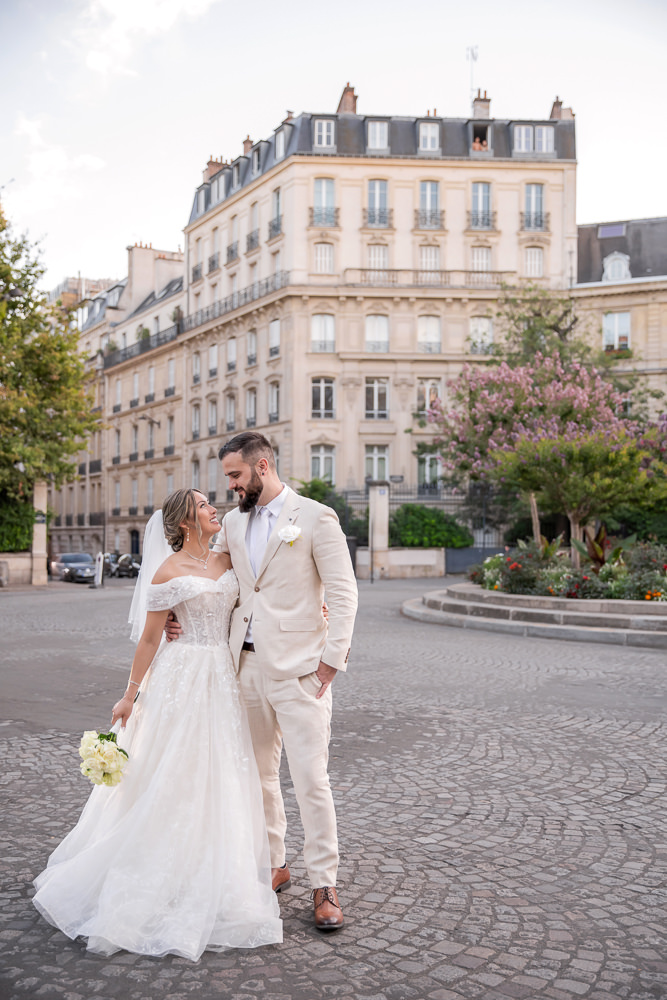 Street style couple elopement photos by lena