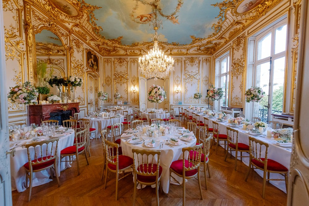 Wedding decor at Hotel Le Marois by Paris elopement wedding planner - CTH Events - Inga