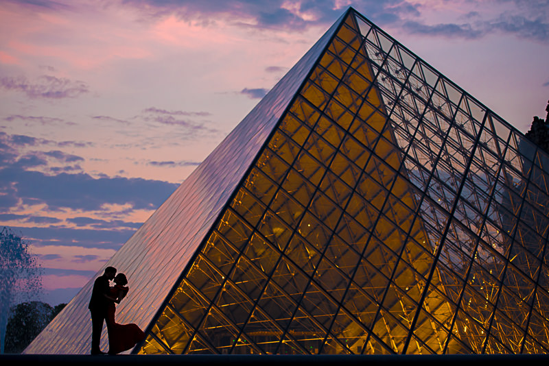 Sunset silhouettes for engagement photo inspiration