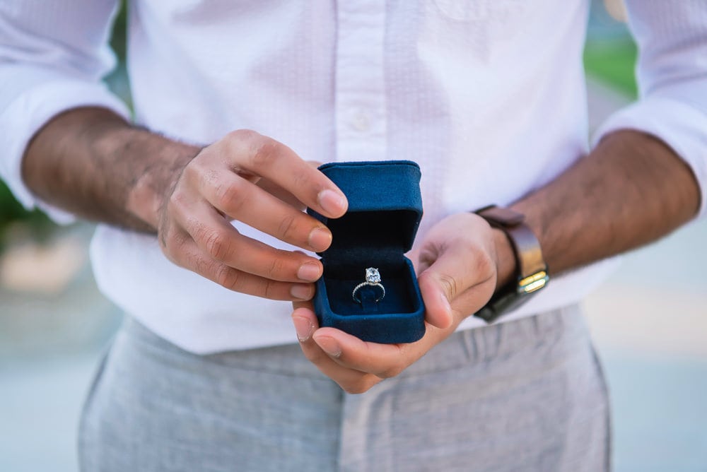 Paris engagement ring