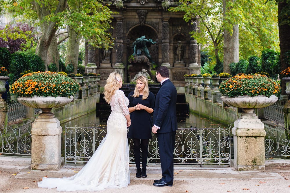 Paris Elopement - Luxembourg Gardens