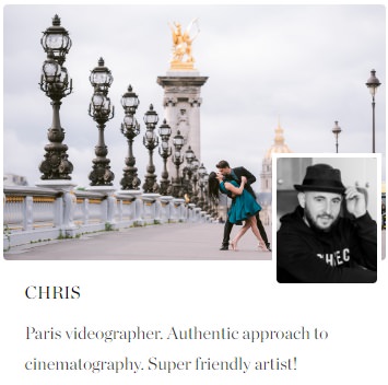 paris videographer Chris