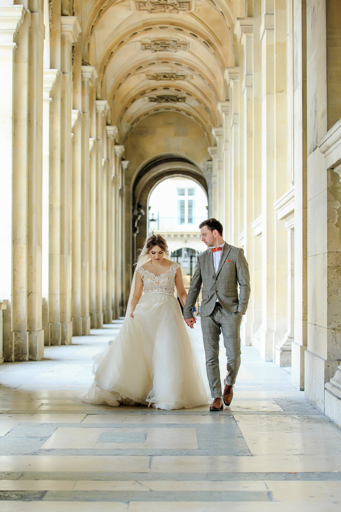 Paris wedding photos by photographer Alex 42