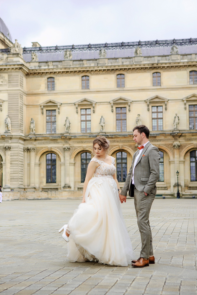 Paris wedding photos by photographer Alex 43