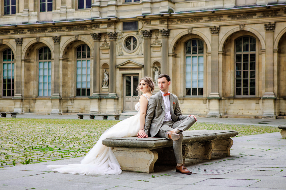 Paris wedding photos by photographer Alex 45