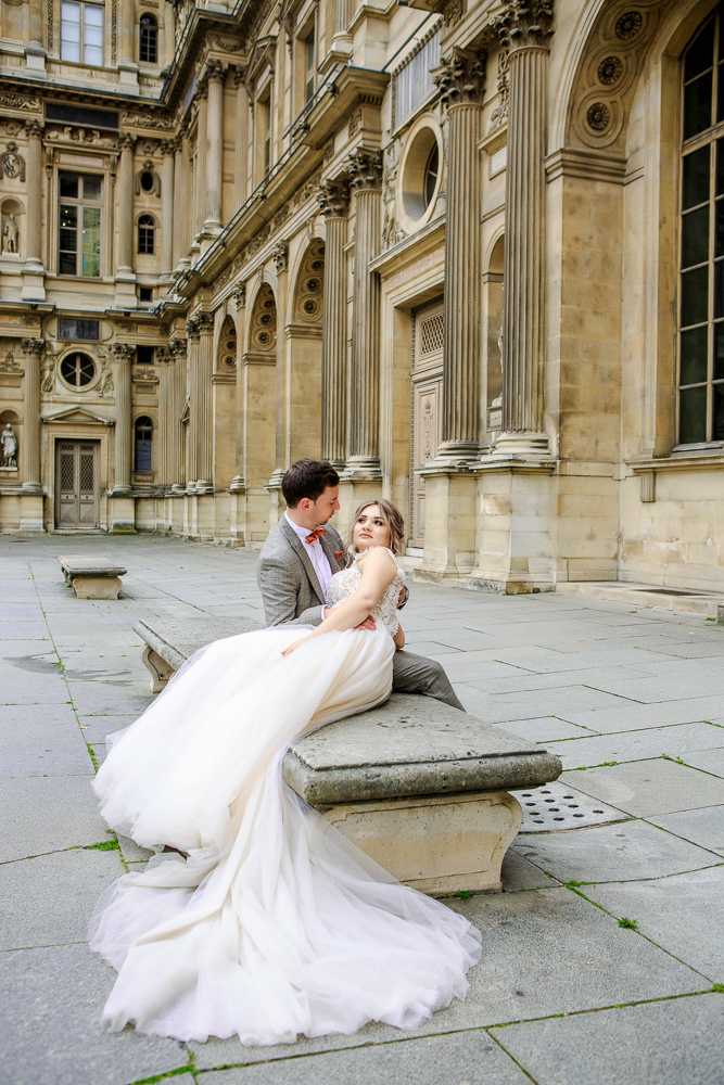 Paris wedding photos by photographer Alex 46