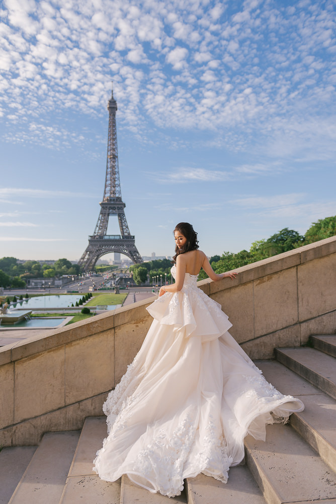 Pre wedding photos at Trocadero