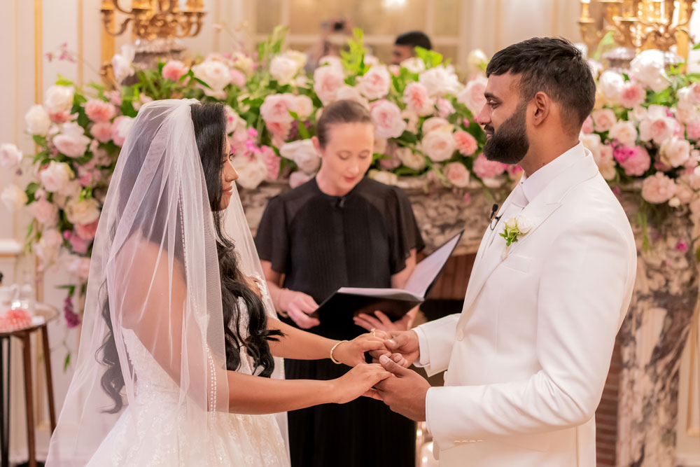 Elopement ceremony at Ritz Paris
