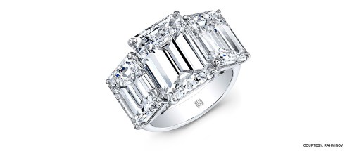 Too big engagement ring - huge diamong