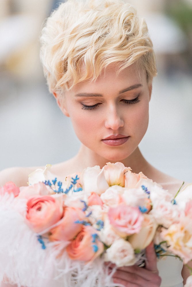 wedding photography paris - beautiful bridal portrait in Paris